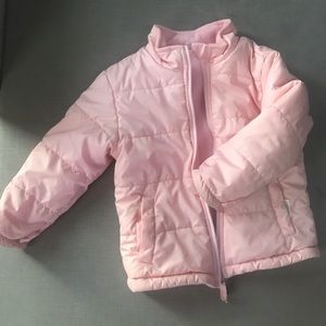 Reversible pink 3t winter coat